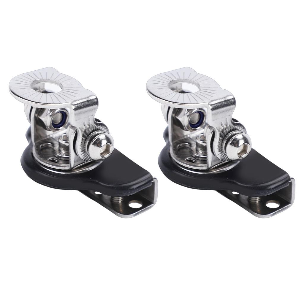 2PCS Hood LED Light Mounting Brackets Universal Pillar Hood Work Light Mount Clamp Adjustable Replacement for Jeep