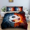 Luxury Basketball Football Printed Bedding Set Queen King Quilt Cover Pillowcase Sport Duvet Cover Polyester Comforter Cover