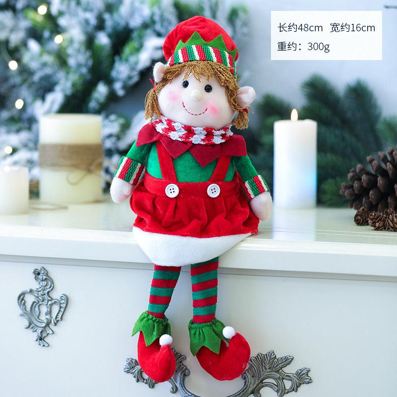 2025 Christmas Plush Leg Elf Doll Decorations for Boys and Girls Elf Toy Dolls New Year Home Decor Christmas Tree Ornaments