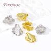 Morning Glory Shape Beads Caps 18K Gold Plated Flower Cap High Quality DIY Jewelry Making Necklace Earring Accessories For Women
