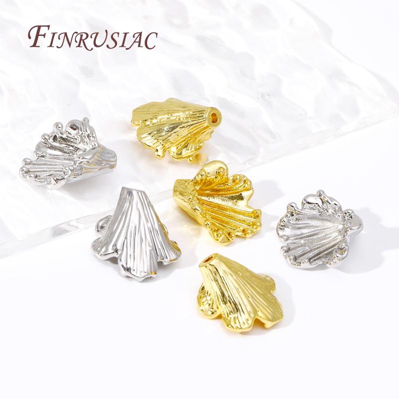 Morning Glory Shape Beads Caps 18K Gold Plated Flower Cap High Quality DIY Jewelry Making Necklace Earring Accessories For Women