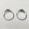 For Land Rover Range Rover Evoque 2012- Car Interior A-pillar Speaker Horn Ring Cover Trim ABS Matte Car Styling Accessories