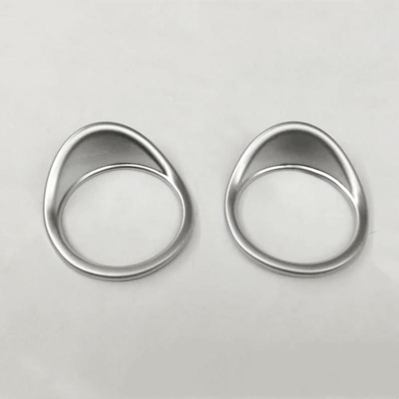 For Land Rover Range Rover Evoque 2012- Car Interior A-pillar Speaker Horn Ring Cover Trim ABS Matte Car Styling Accessories