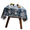 24TE Florals Print Tablecloth Large Size Sturdy Polyester Home Decoration