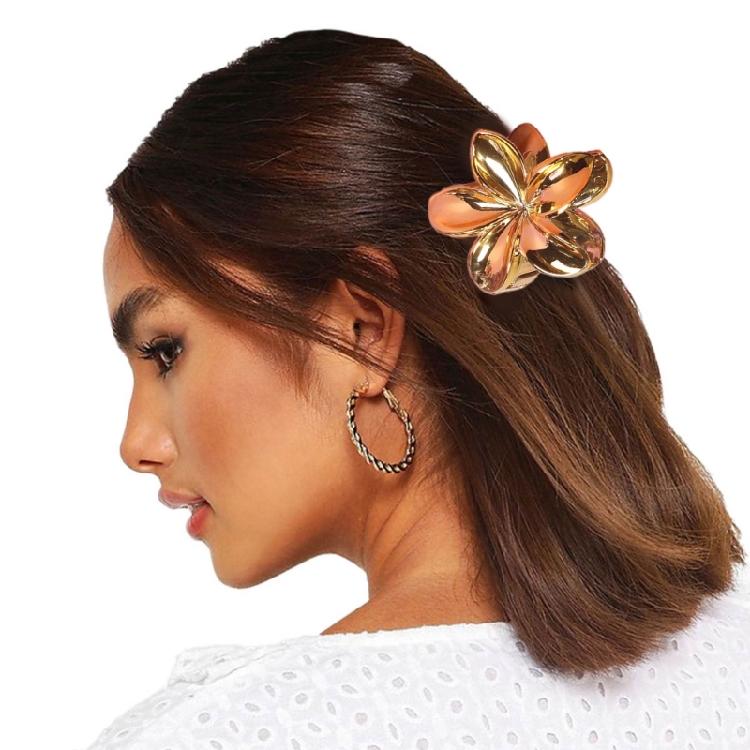 Elegant Flower Shape Hair Clip Spring Clamp Hair Accessories Flowers Claw Clip