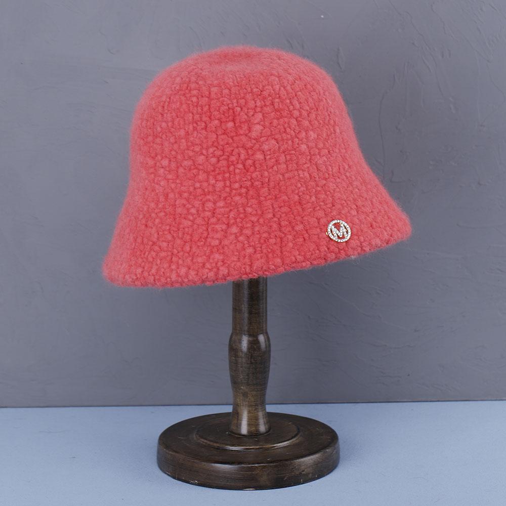 Hat Soft Women's Winter Bucket Hat Felt Lamb Wool for Girl Autumn and Winter Fashion Fur Panama Hip Hop Hat Off White Cap