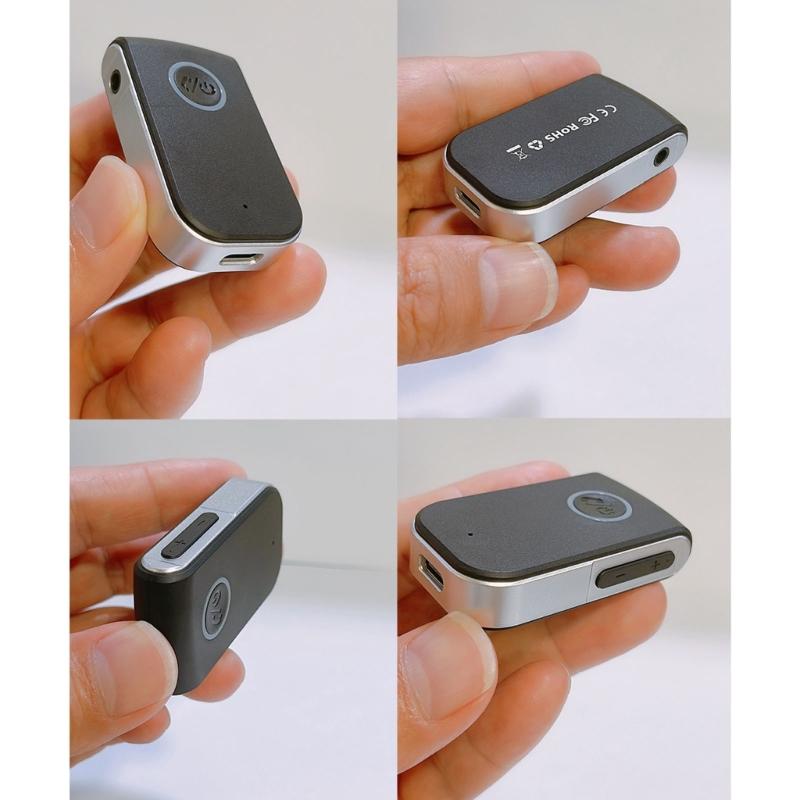 Car Adapter Featuring Double Device Connection for Wireless Music Streaming Via Aux Port Outdoor Speaker Connectivity