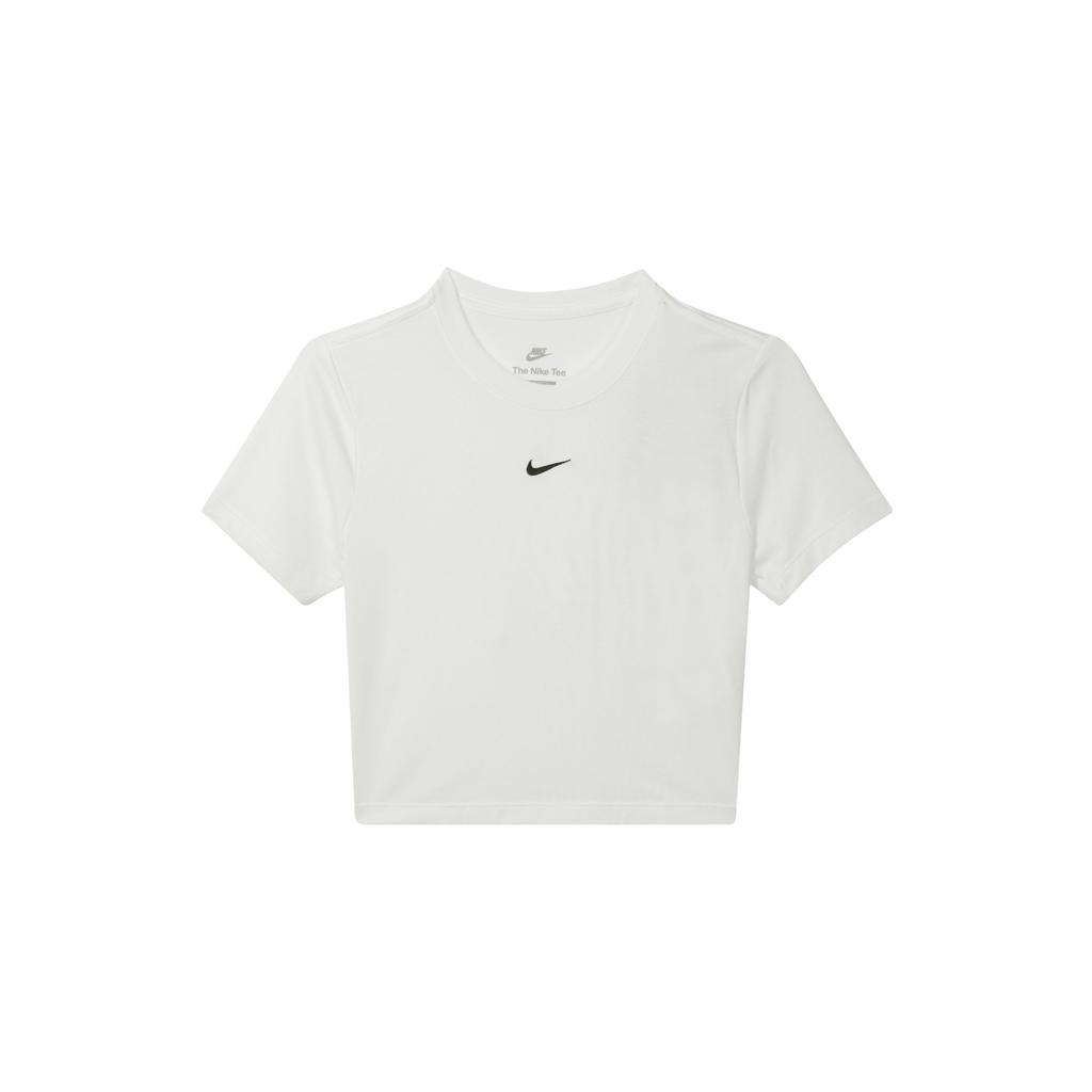 Nike Sportswear Essential Slim Fit Cropped T-Shirt Women Tops Milk-White FB2874-133