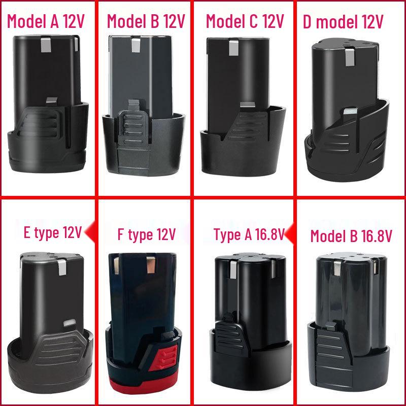 Universal Cordless Pistol Drill with 12V-18V Lithium Battery for Drill or Electric Screwdriver