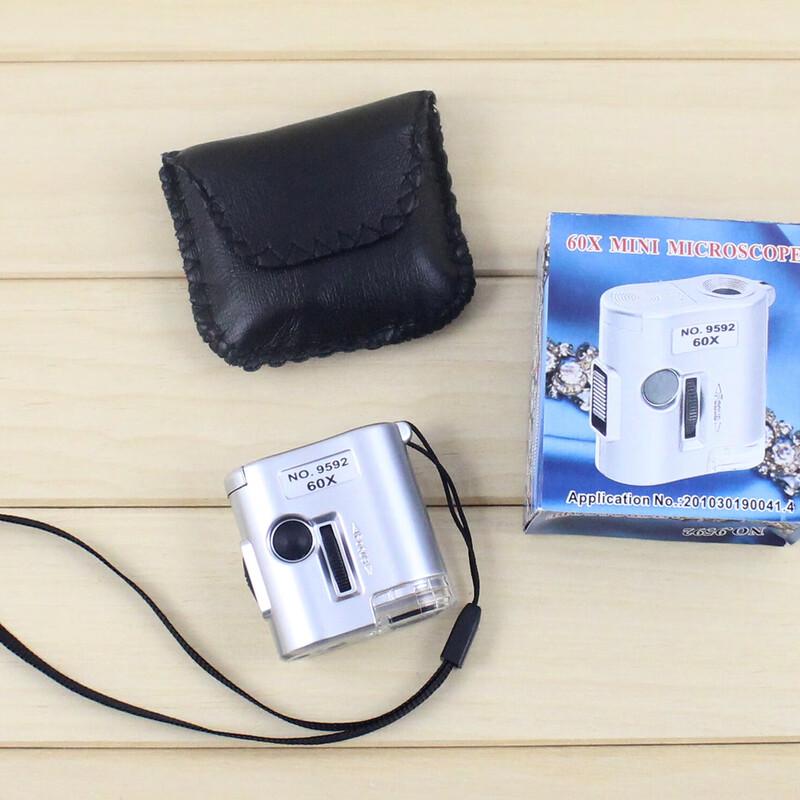 Shili De High-Magnification LED Handheld Magnifier & Portable Microscope