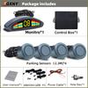 Professional Front Parking Sensor Kit Auto Car Prefix Parktronic Vehicle Assistant System Buzzer Alarm Volume Not Backup Radar