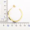 Nidin Romantic Heart and Star Shape Fashion Lightning Colorful Zircon C Shape Hoop Circle Earrings Christmas Jewelry Wholeasale