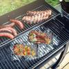 1 Stück Edelstahl Grill.Bräter Rollzylinder Korb Tragbar Netz Rotierend BBQ Käfig Ofen Zuhause Grillen Picknick Zubehör