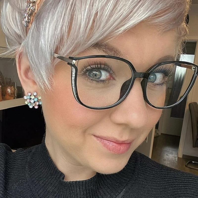 Neue Modische Lesebrille Anti Blaulicht Alterssichtigkeit Brille Männer Frauen Große Fassung Alterssichtigkeit Brille Lässige Brille