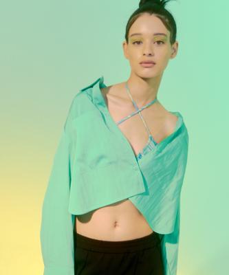 Deijeudeijeu Jade Cropped Shirt