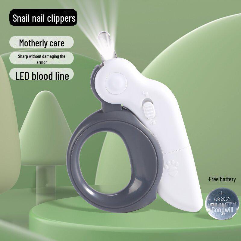 LED Pet Nail Clippers for Cats & Dogs - Professional Blood Line Safety Clippers