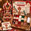 Flying Christmas DIY Crochet Kit, Handmade Xmas Ornament Knitting Set for Starter, Craft Yarn & Hook Kit, Christmas Gift