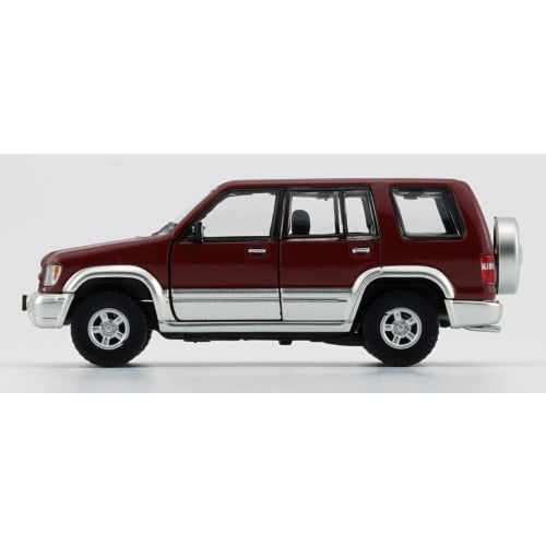 BM CREATIONS 1/64 Scale Isuzu Bighorn 1998-2002 Dark Red RHD Finished Product