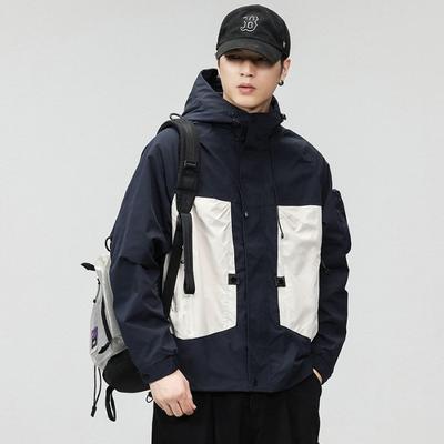 Kapuzenjacke Herren Loose Large Size Casual Tooling Jacke Bergjacke Kleidung Trendy Marke
