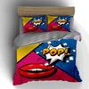 Comic-inspired design Bedding Duvet cover sets Duvet covers Pillowcases gifts (1 * Duvet Cover 2 * Pillowcases, without duvet insert)