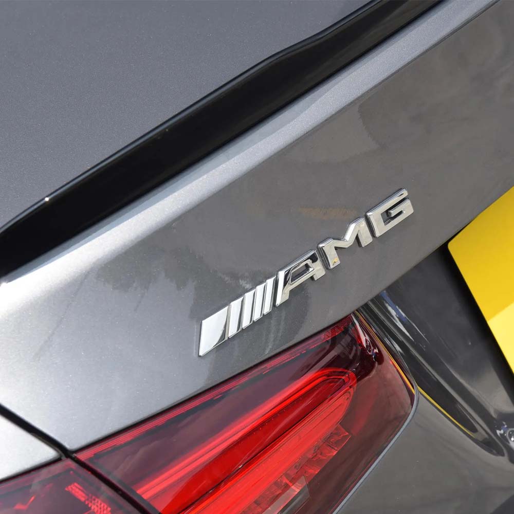 GLC GLB Metall Auto 3D Heck Buchstaben Emblem Kofferraum Aufkleber für Mercedes benz AMG C E S GLE CLC Klasse W204 W203 W205 W124 W221 W213 W