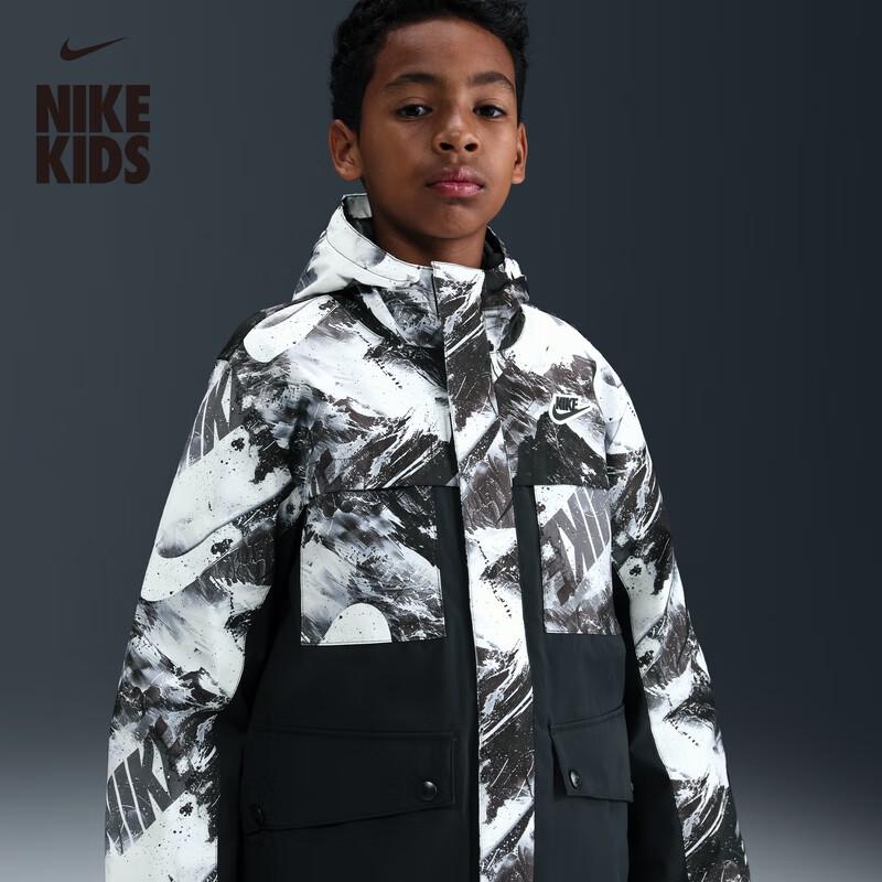 Nike Big Kids  3-in-1 Windproof Down Jacket IQ9989 135 XS