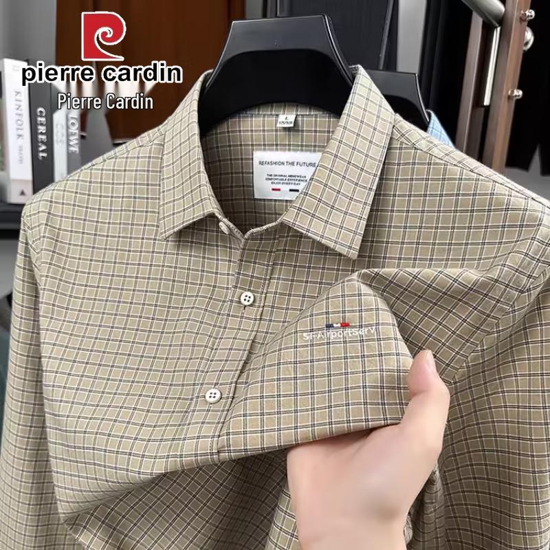 

Чоловіча сорочка Pierre Cardin Весна 2026 100% Бавовна Дрібна Клітинка Довгий Рукав 58
