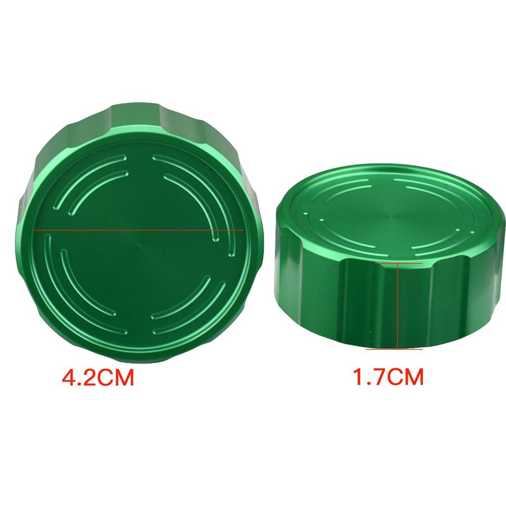 AUSHOOL Motorcycle Master Cylinder Cap and Reservoir Tank Cover for Honda CBR1000RR Rear Brake and Clutch (08-20) (04-07) (Green)