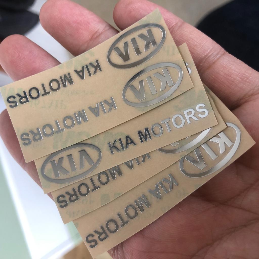 CAONU1 3D Car Metal Creative Logo Stickers Waterproof Dirt-proof Stickers Accessories For KIA Rio Ceed Sportage Cerato Sorento K3 K5 3