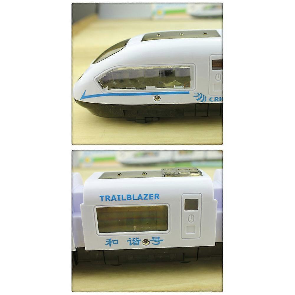 Bullet Train Inspired Electric Train Toy, Bump And Go Action For Exciting Play Sessions, Lightning And Sound Effects, Non-Toxic, Led Light Up Toys