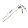 Gothic Skull Grim Reaper Scythe Hairpin Fork in Viking Norse Style