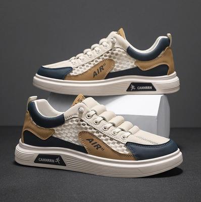 Zapatos casuales de malla transpirable de verano para hombre, nuevos zapatos deportivos para estudiantes, zapatos casuales deportivos ligeros de moda para hombre, zapatos para hombre