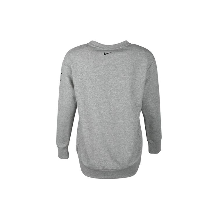 Nike Sweatshirts Women's Gray Crew Neck Moderate Regular AT0600-063