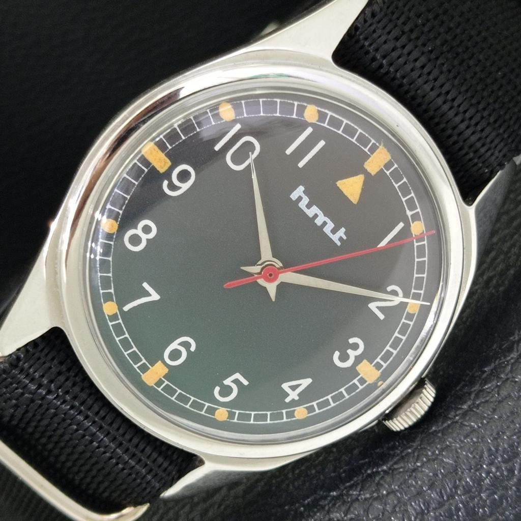 

INDIAN VINTAGE HMT HAND-WINDING MENS BROWN COLOR DIAL WATCH a702840-1 R211-a702840