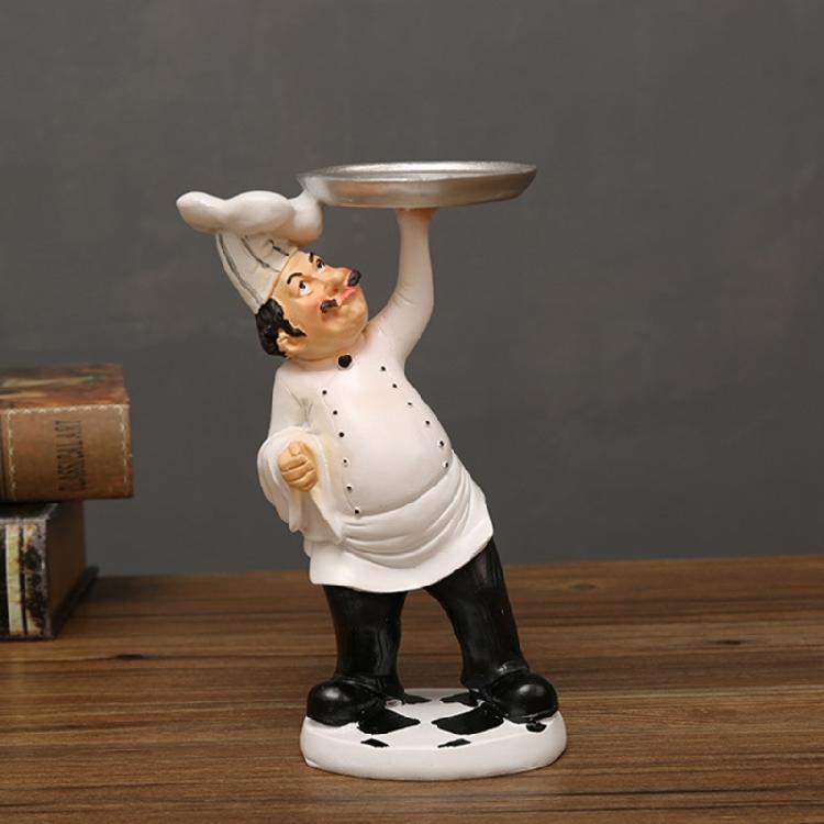 Funny Chefs Decorative Statue Resin Home Countertops Table Decoration for Farmhouse Home Decors & Kitchen Decorations
