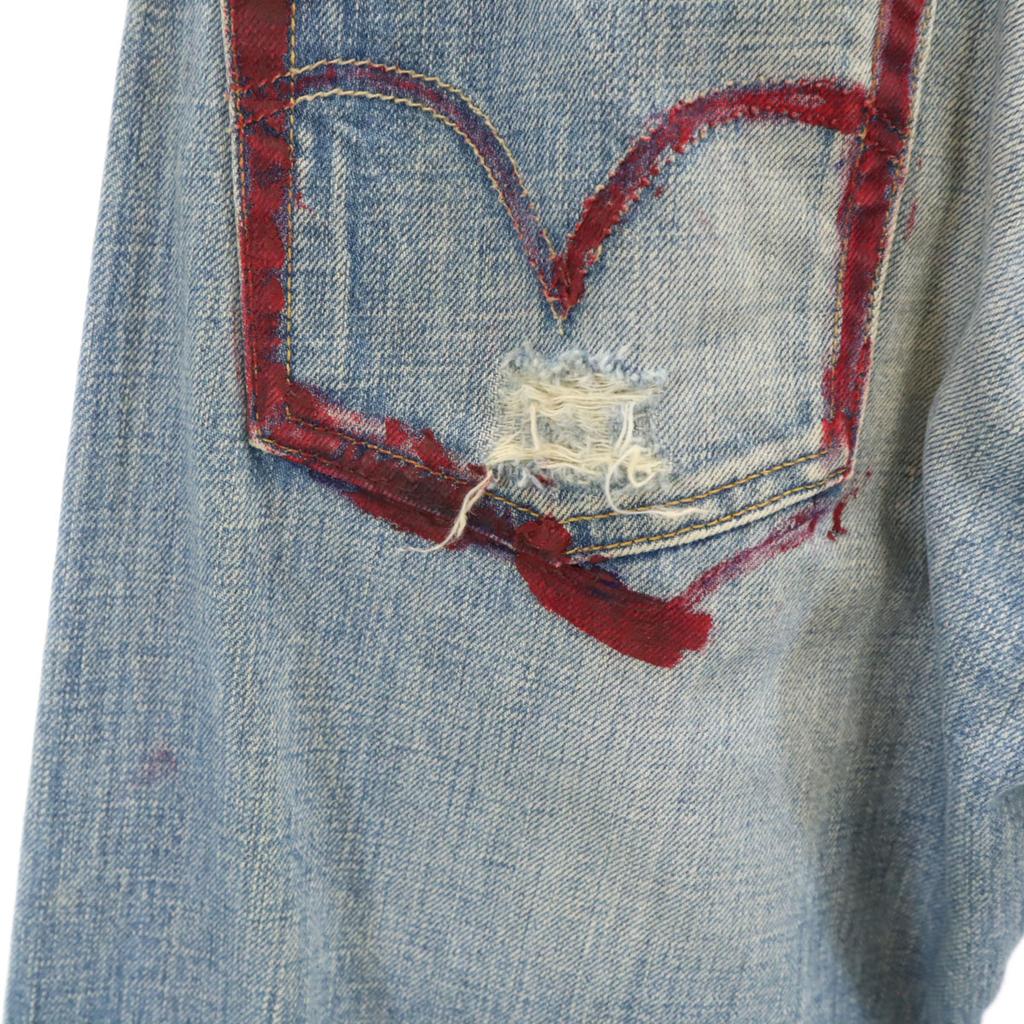Levi's 501 Straight Denim Pants W30 Jeans Button Fly Men's Used