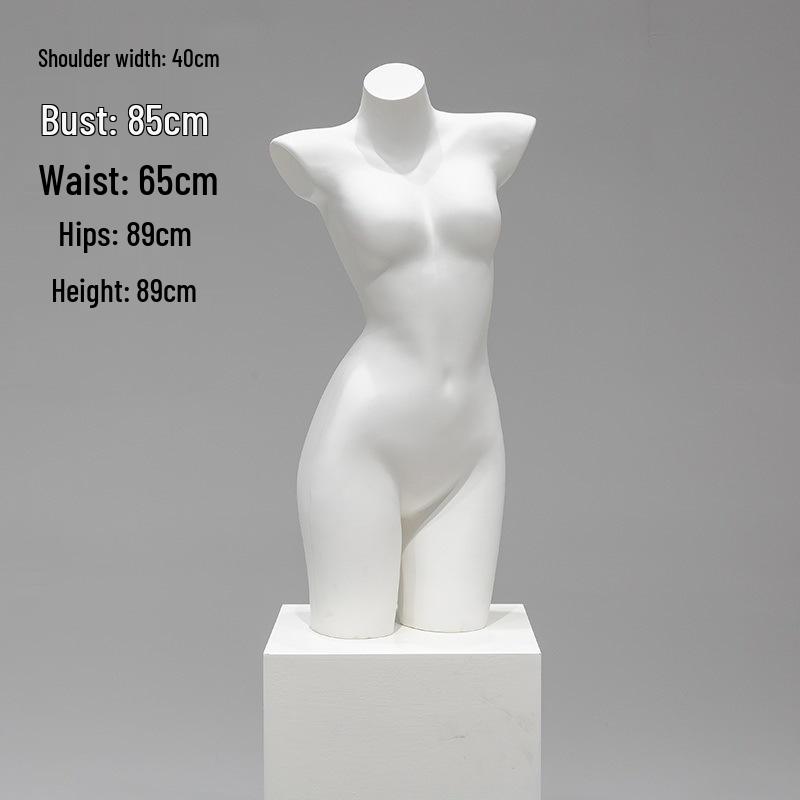 Unisex Torso Mannequin: Female & Male Underwear Display Stand