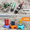 Beach Cup Holder Trip Must Haves Sand Cup Holders for Women Adults Family Friends Beach Vacation Essentials Supplies Accessories