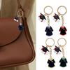 Colorful Mortarboard Academic Dress Charm Keychain Unisex Alloy Keyring Bag Pendant Graduation Ceremony Souvenir