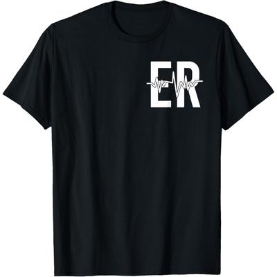 Lustige Notaufnahme ER Krankenpfleger T-Shirts Männer Frauen Reine Baumwolle Humor Streetwear T-Shirt Kurzarm Unisex Locker Bekleidung