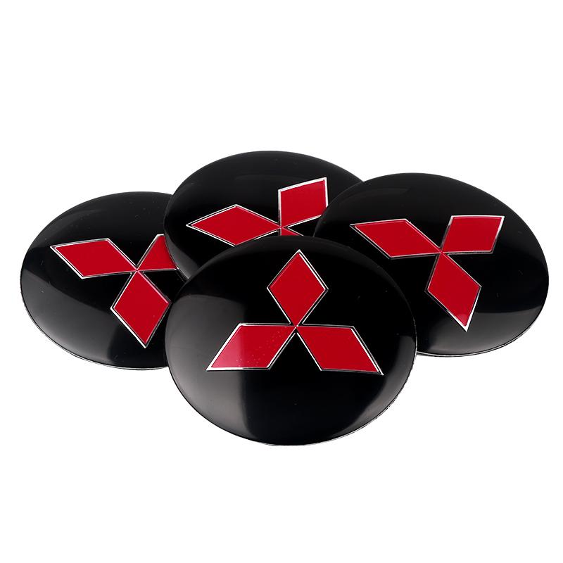 

4Pcs 56mm Car tire Cover Decal Wheel Center Hub Cap Sticker for MITSUBISHI Ralliart Lancer Competition Outlander ASX AIRTREK