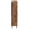 Shoe Cabinet HAARLEM 78 x 24 x 103 cm Engineered Wood Reclaimed Wood