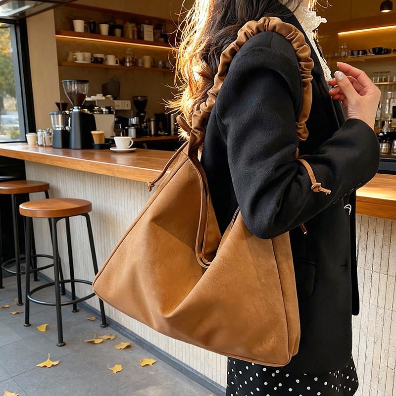Pu Shoulder Bag For Women With Vintage Design And Top Handle For Daily Use