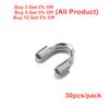 30 Stück 4,5x4mm Edelstahl Drahtschutz Drahtschutz Schlaufen U-förmig Für Schmuckherstellung DIY Zubehör Zubehör Großhandel