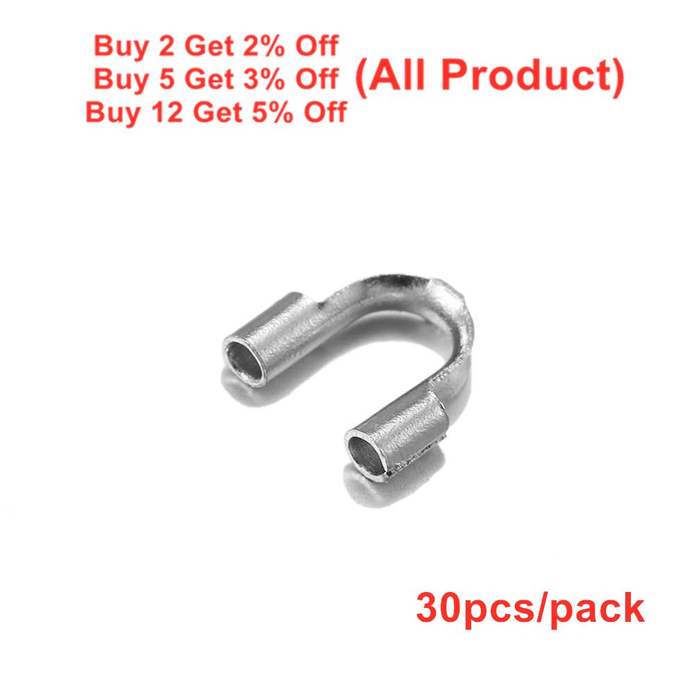 30 Stück 4,5x4mm Edelstahl Drahtschutz Drahtschutz Schlaufen U-förmig Für Schmuckherstellung DIY Zubehör Zubehör Großhandel