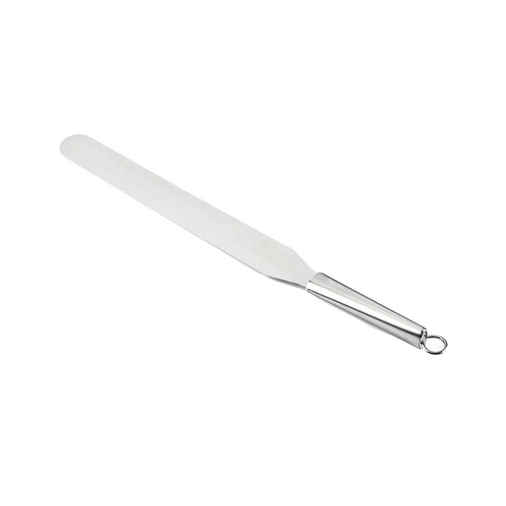10in Straight Cake Cream Icing Handle Stainless Cake Decorating Tools Home Bakery Tools