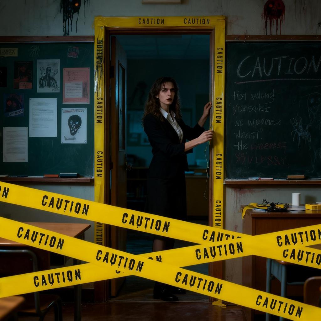 Halloween Tape Yellow Warning Scary Party Decorations Safety Scene Caution Tape Roll Party Props for Outdoor Door Window