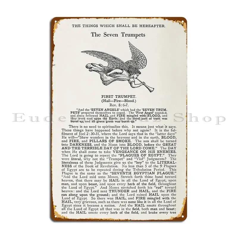 The Book Of Revelation A Study Of The Last Prophetic Book Of Holy Scripture Metal Sign Personalized Printed Wall Mural 20x30cm(7.8x11.8inch)