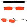 Metal Sunglasses Uv400 Retro Sunglasses Small Square Sunglasses Trendy For Shopping Cycling Work