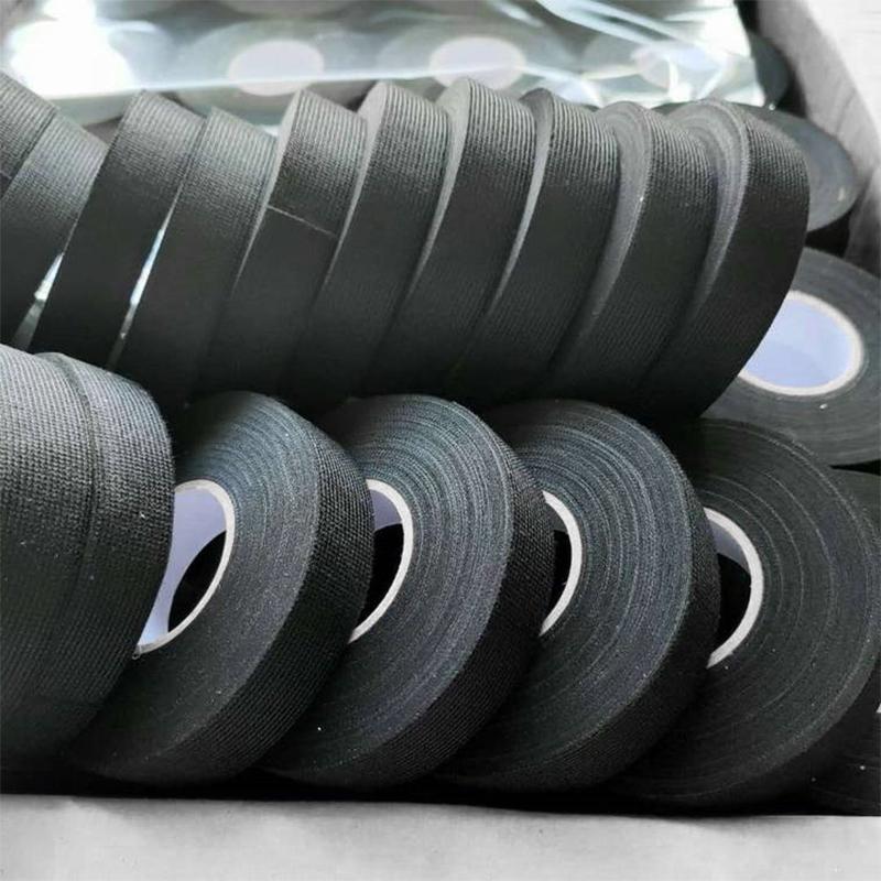 19mm*15M Heat-resistant Flame Retardant Tape Coroplast Adhesive Cloth Tape For Car Cable Harness Wiring Loom Protection